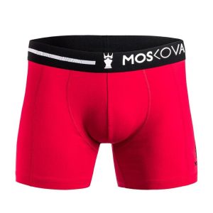 Boxer Moskova M2 Algodón - Rojo / Negro / Blanco