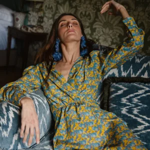 Vestido Vintage Silk Liberty Clementina N