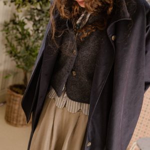 Gabardina Pizarra con Chaleco