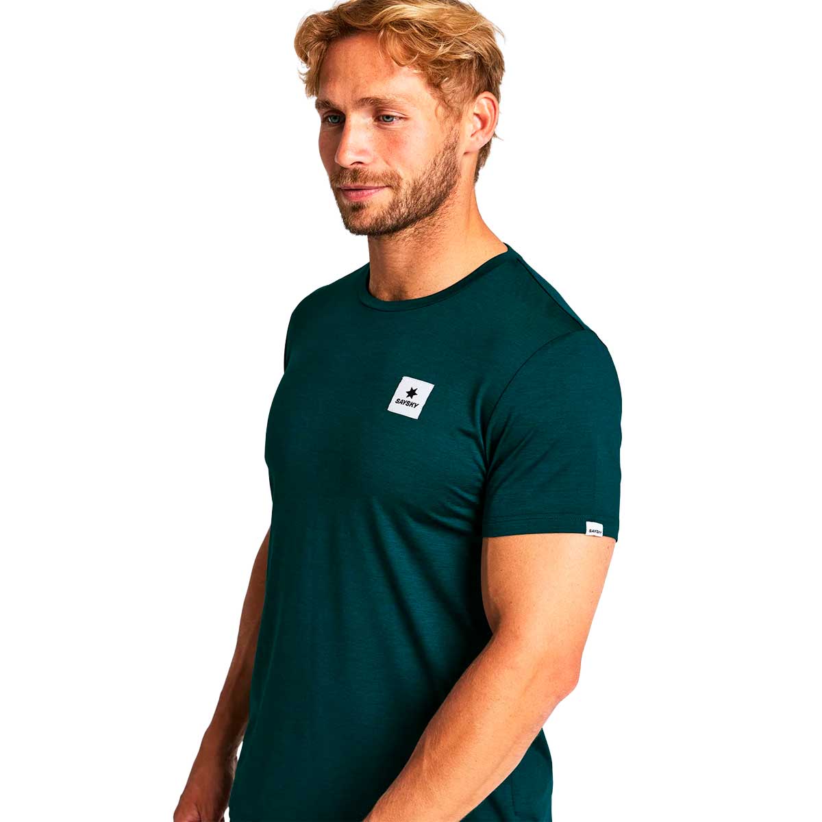 Playera Deportiva Saysky Statement Pace Verde Unisex - Imagen 2