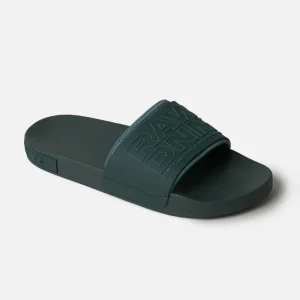 SANDALIAS TIPO PALA COLOR VERDE TORMENTA